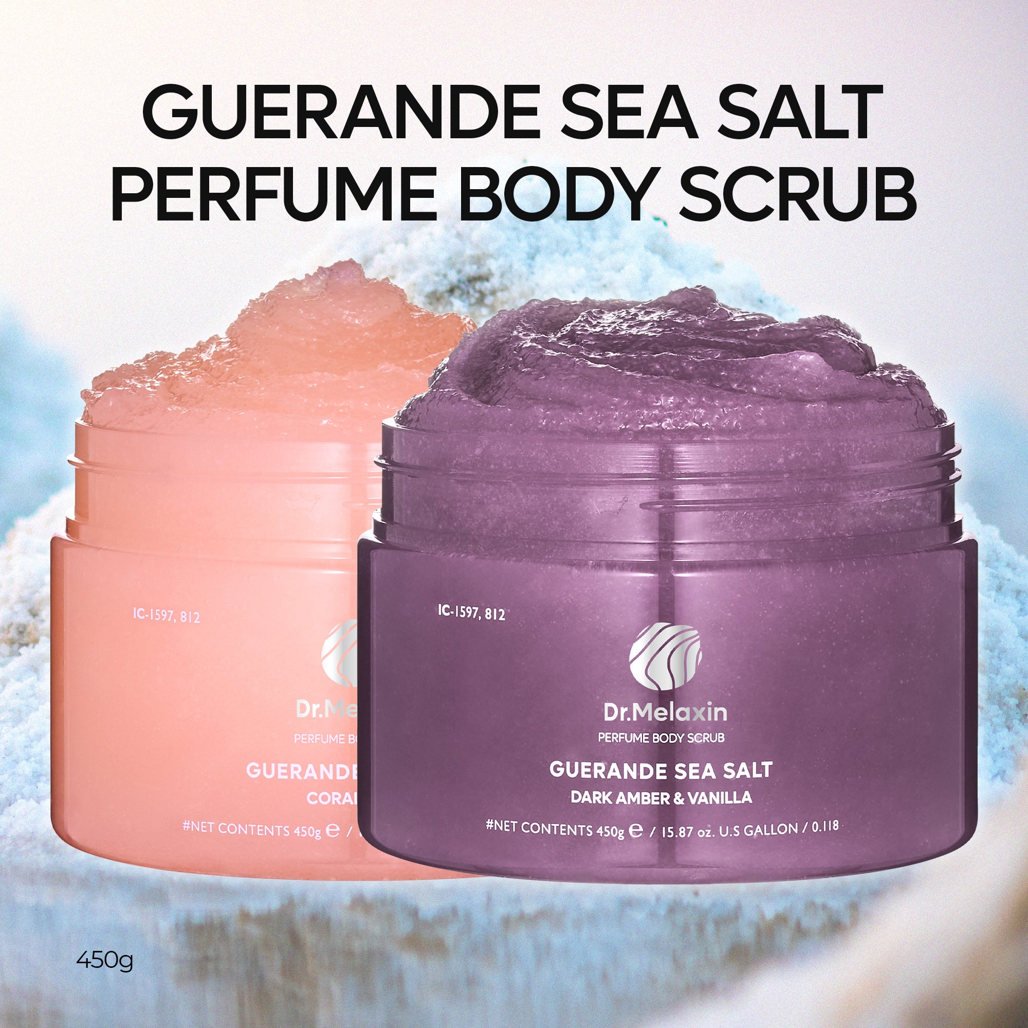 Guerande Sea Salt Perfume Body Scrub 2 types