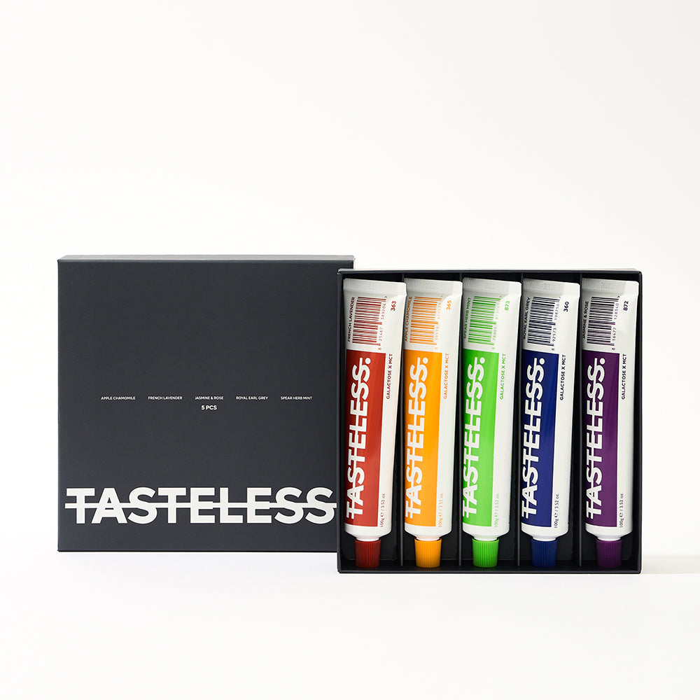 Tasteless toothpaste 5types 1set