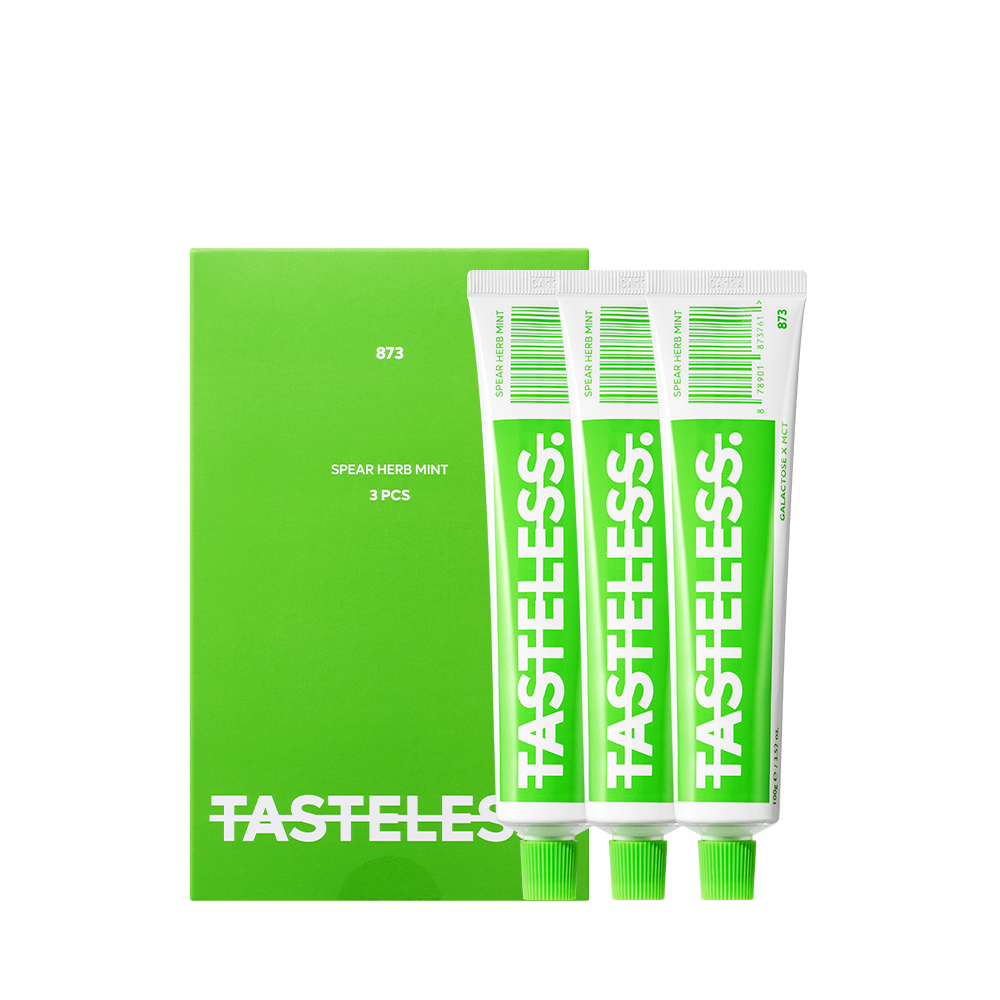 Tasteless toothpaste Spear herb Mint 3ea 1set