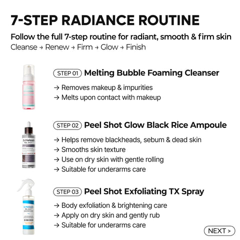 [Pre-Order] [£59 → £57] TikTok Shop Bestseller | 7-Step Radiance & Firming Routine Set