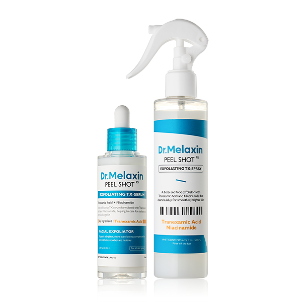 TX Exfoliating & Tone-Smoothing Duo – Serum 80ml + Spray 200ml