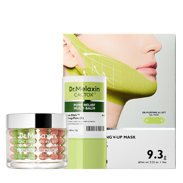 CACTOX 3-Step Cooling Pore & V-Line Care Set