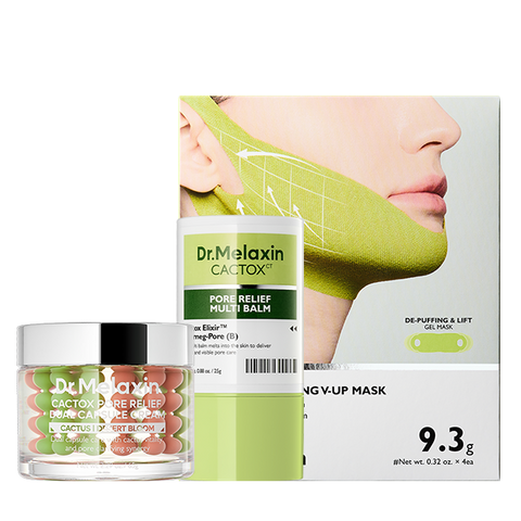 CACTOX 3-Step Cooling Pore & V-Line Care Set