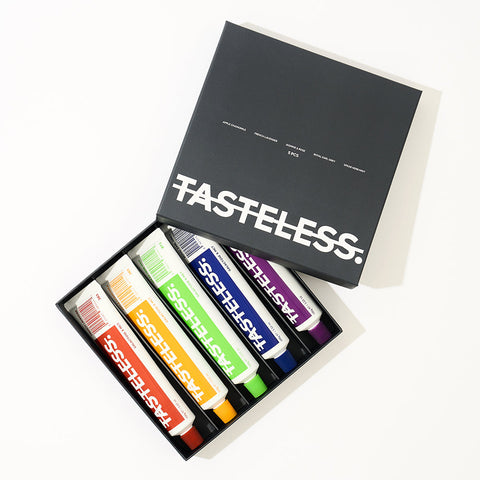 Tasteless toothpaste 5types 1set