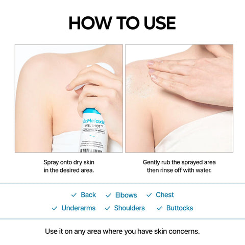 TX Exfoliating & Tone-Smoothing Duo – Serum 80ml + Spray 200ml