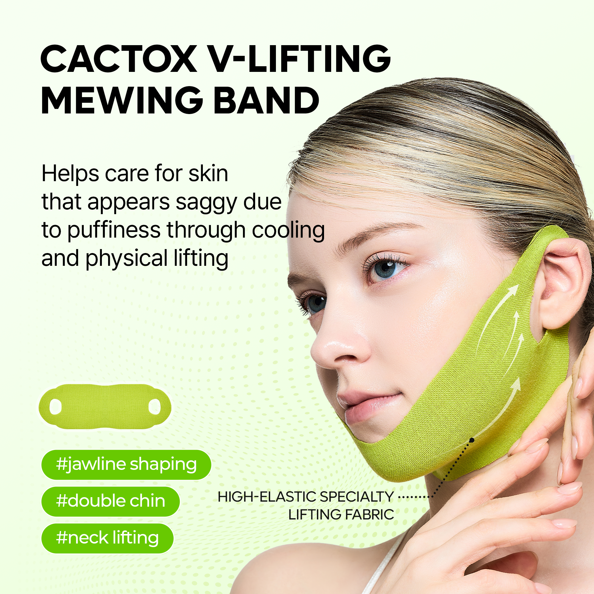 [Out of Stock] CACTOX V-Lifting Mewing Band 4EA